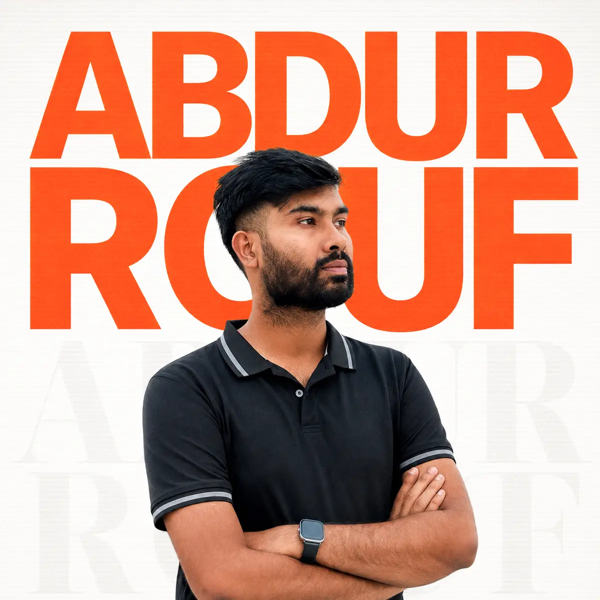 Portrait of Abdur Rouf
